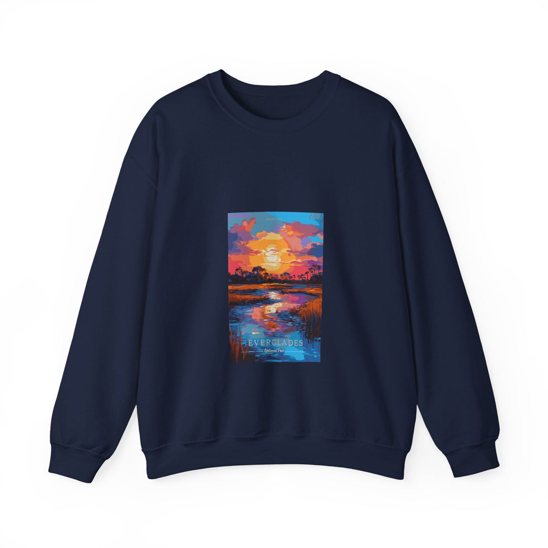 Everglades National Park - Pop Art Inspired Crewneck Sweatshirt - My Nature Book Adventures