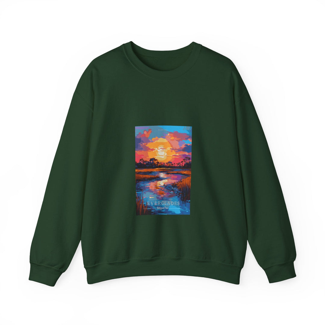 Everglades National Park - Pop Art Inspired Crewneck Sweatshirt - My Nature Book Adventures