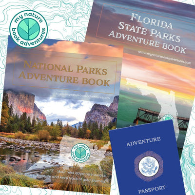 Florida Book + National Parks Book + Passport Combo - My Nature Book Adventures