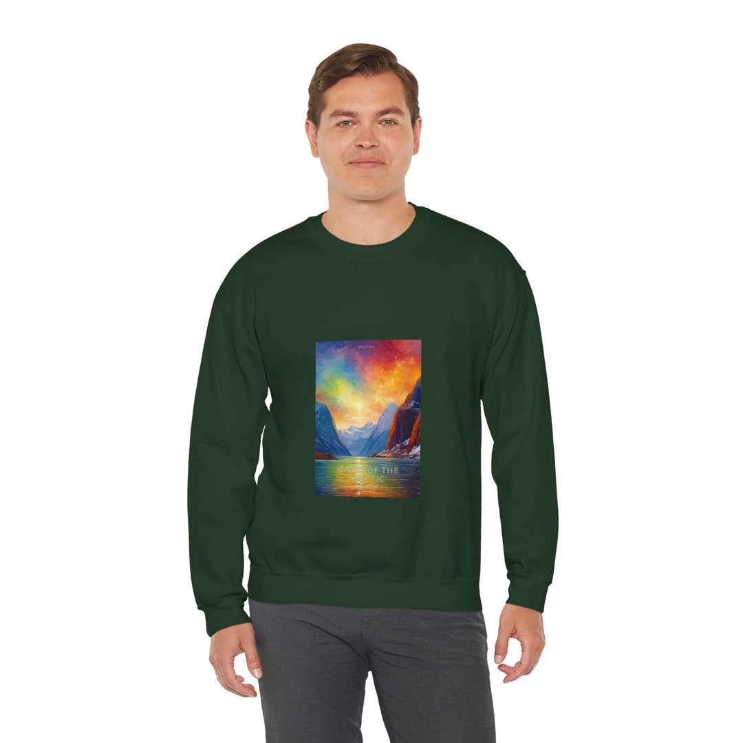 Gates of the Arctic National Park - Pop Art Inspired Crewneck Sweatshirt - My Nature Book Adventures