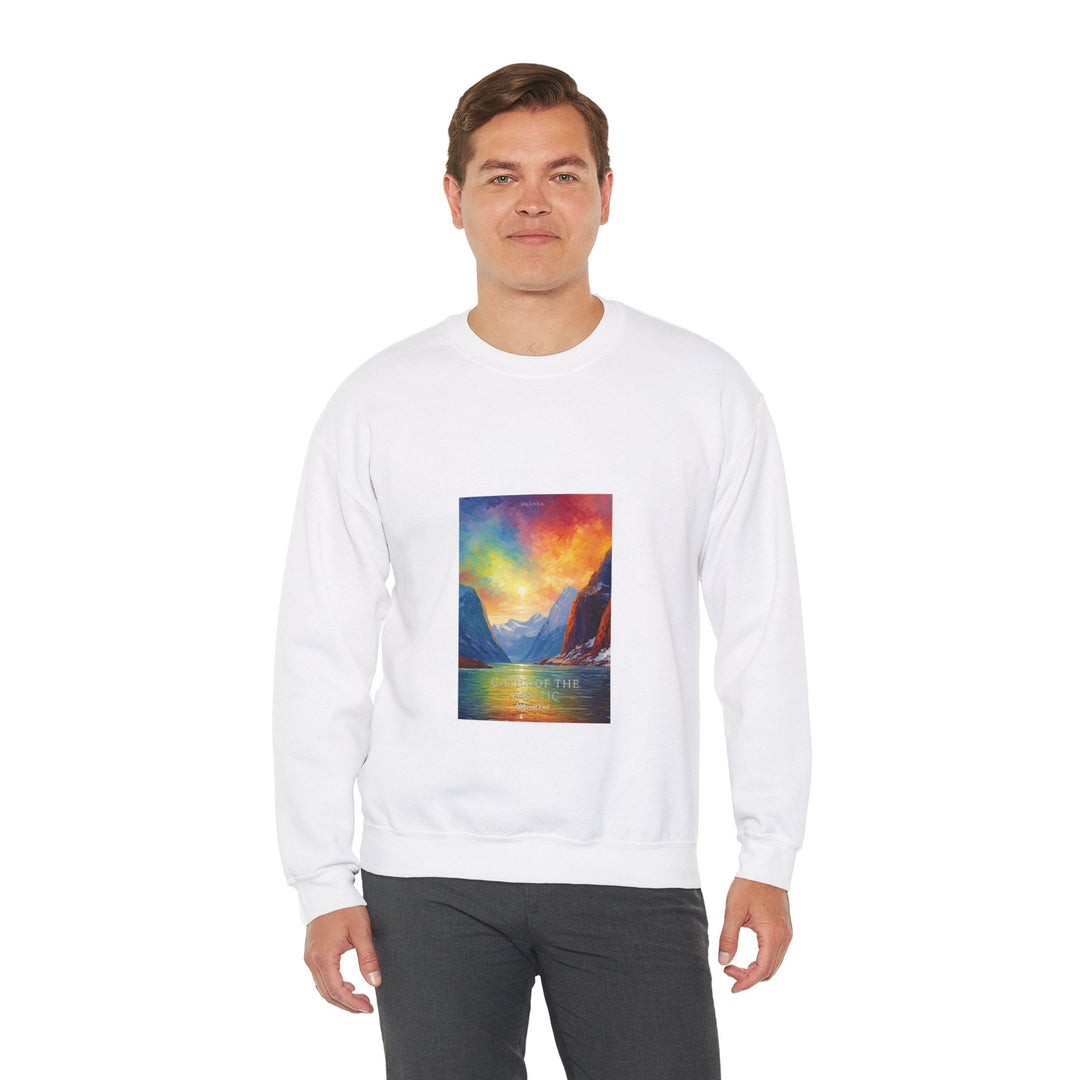 Gates of the Arctic National Park - Pop Art Inspired Crewneck Sweatshirt - My Nature Book Adventures