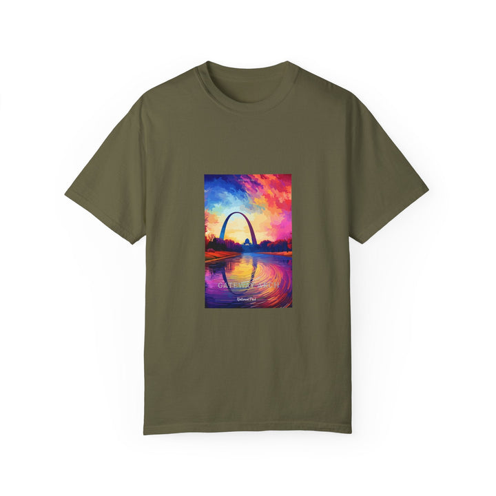 Gateway Arch National Park Pop Art T-shirt - My Nature Book Adventures