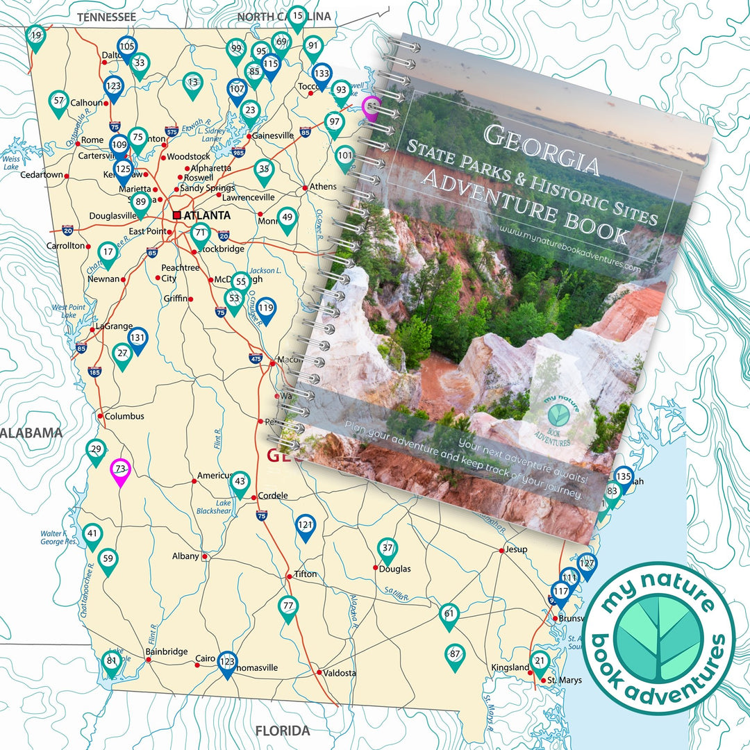 Georgia State Parks - DIGITAL DOWNLOAD - Adventure Planning Journal - My Nature Book Adventures