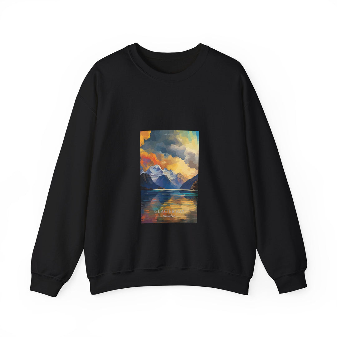 Glacier Bay National Park - Pop Art Inspired Crewneck Sweatshirt - My Nature Book Adventures