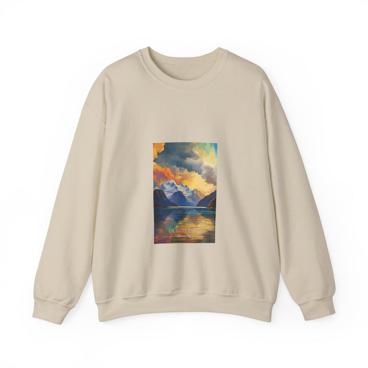 Glacier Bay National Park - Pop Art Inspired Crewneck Sweatshirt - My Nature Book Adventures