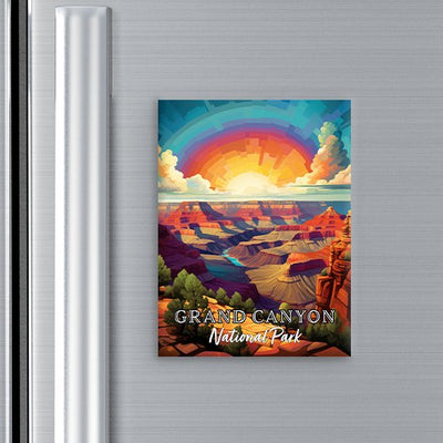 Grand Canyon National Park Magnet - Pop Art-Inspired Classic Keepsake Collection - My Nature Book Adventures