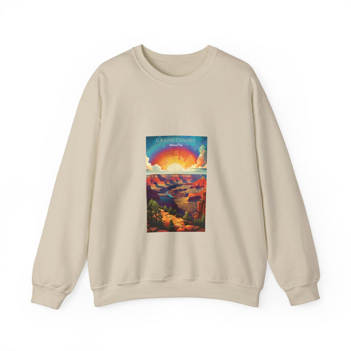 Grand Canyon National Park - Pop Art Inspired Crewneck Sweatshirt - My Nature Book Adventures