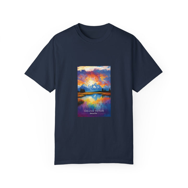 Grand Teton National Park Pop Art T-shirt - My Nature Book Adventures