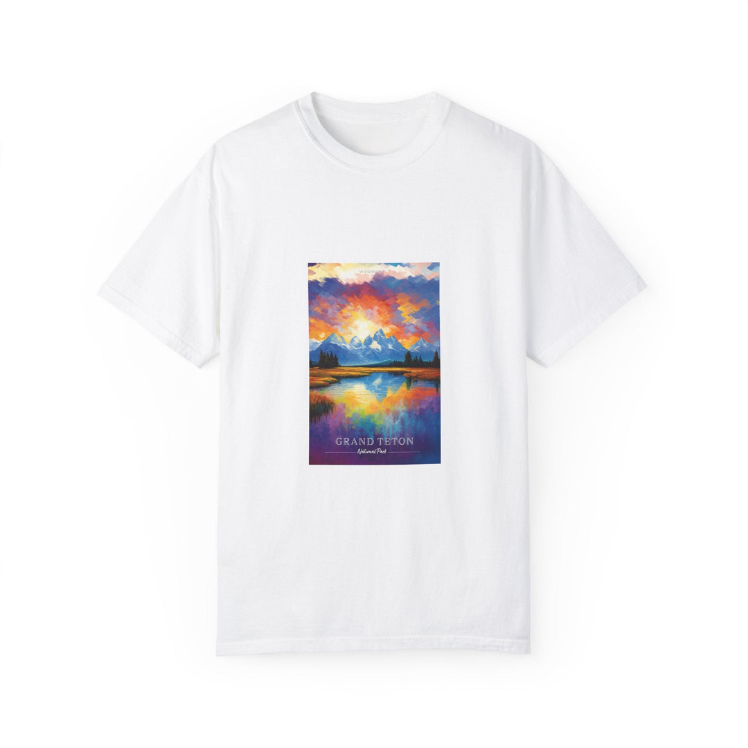 Grand Teton National Park Pop Art T-shirt - My Nature Book Adventures