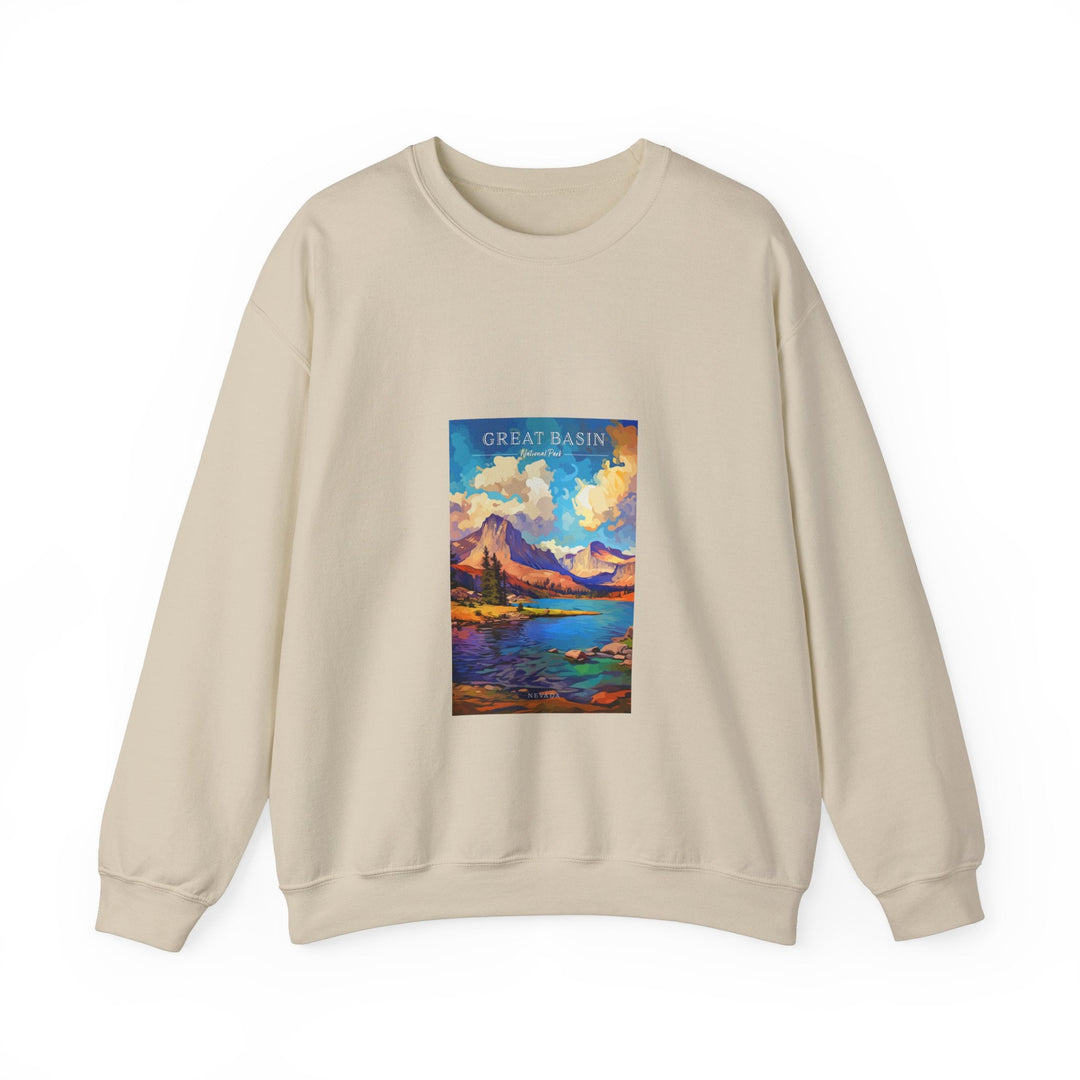 Great Basin National Park - Pop Art Inspired Crewneck Sweatshirt - My Nature Book Adventures