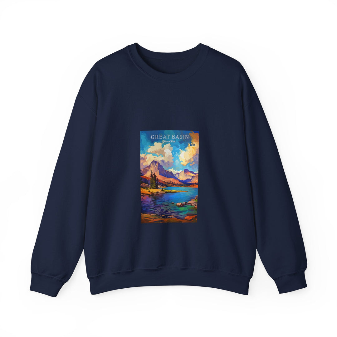 Great Basin National Park - Pop Art Inspired Crewneck Sweatshirt - My Nature Book Adventures