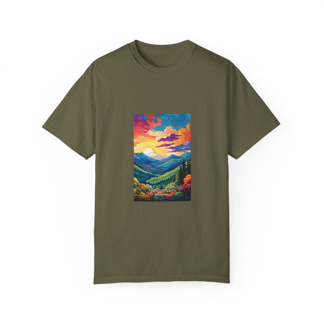 Great Smoky Mountains National Park Pop Art T-shirt - My Nature Book Adventures