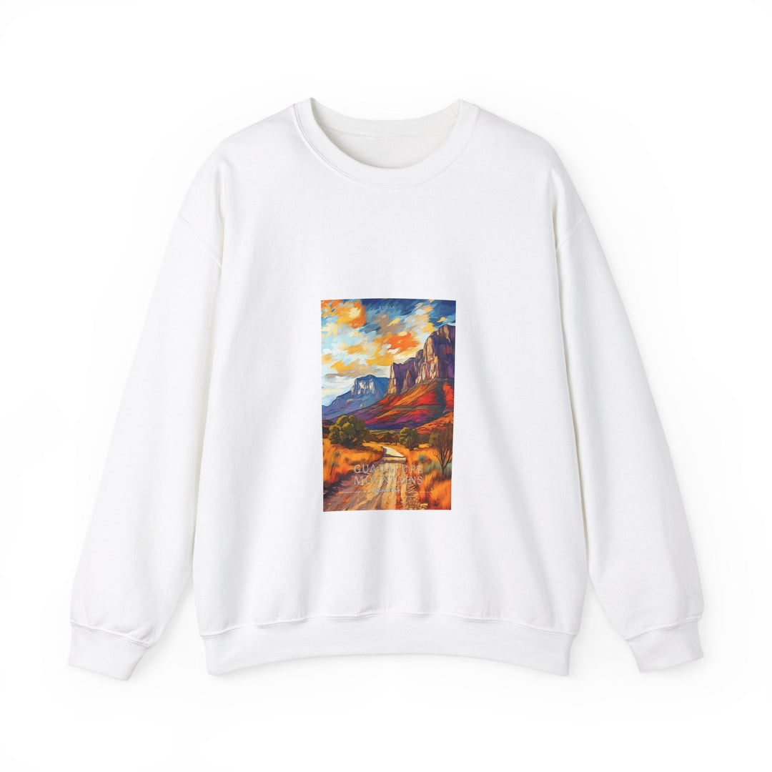 Guadalupe Mountains National Park - Pop Art Inspired Crewneck Sweatshirt - My Nature Book Adventures