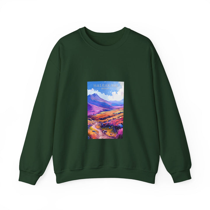 Haleakala National Park - Pop Art Inspired Crewneck Sweatshirt - My Nature Book Adventures