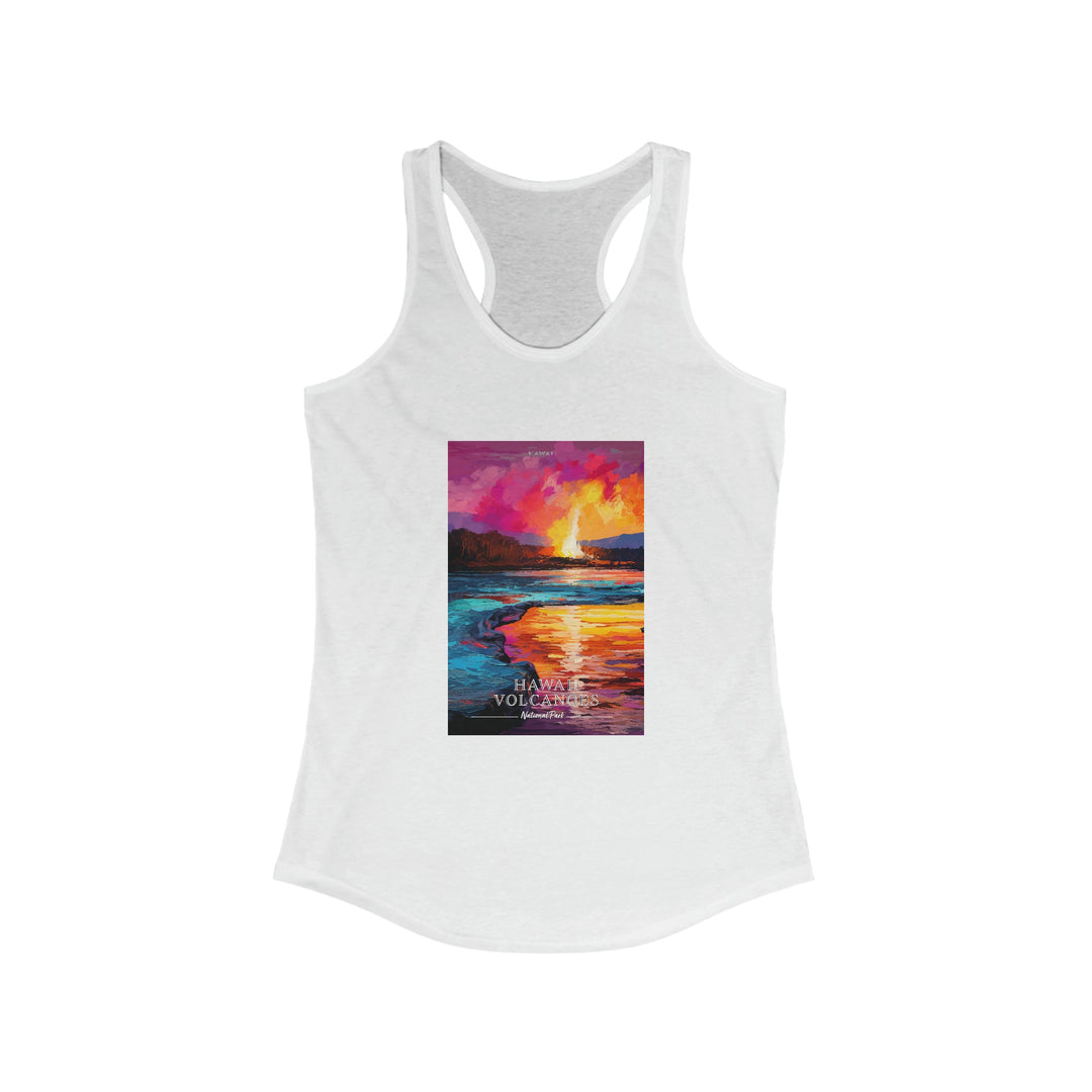 Hawaii Volcanoes National Park Women's Racerback Tank - My Nature Book Adventures