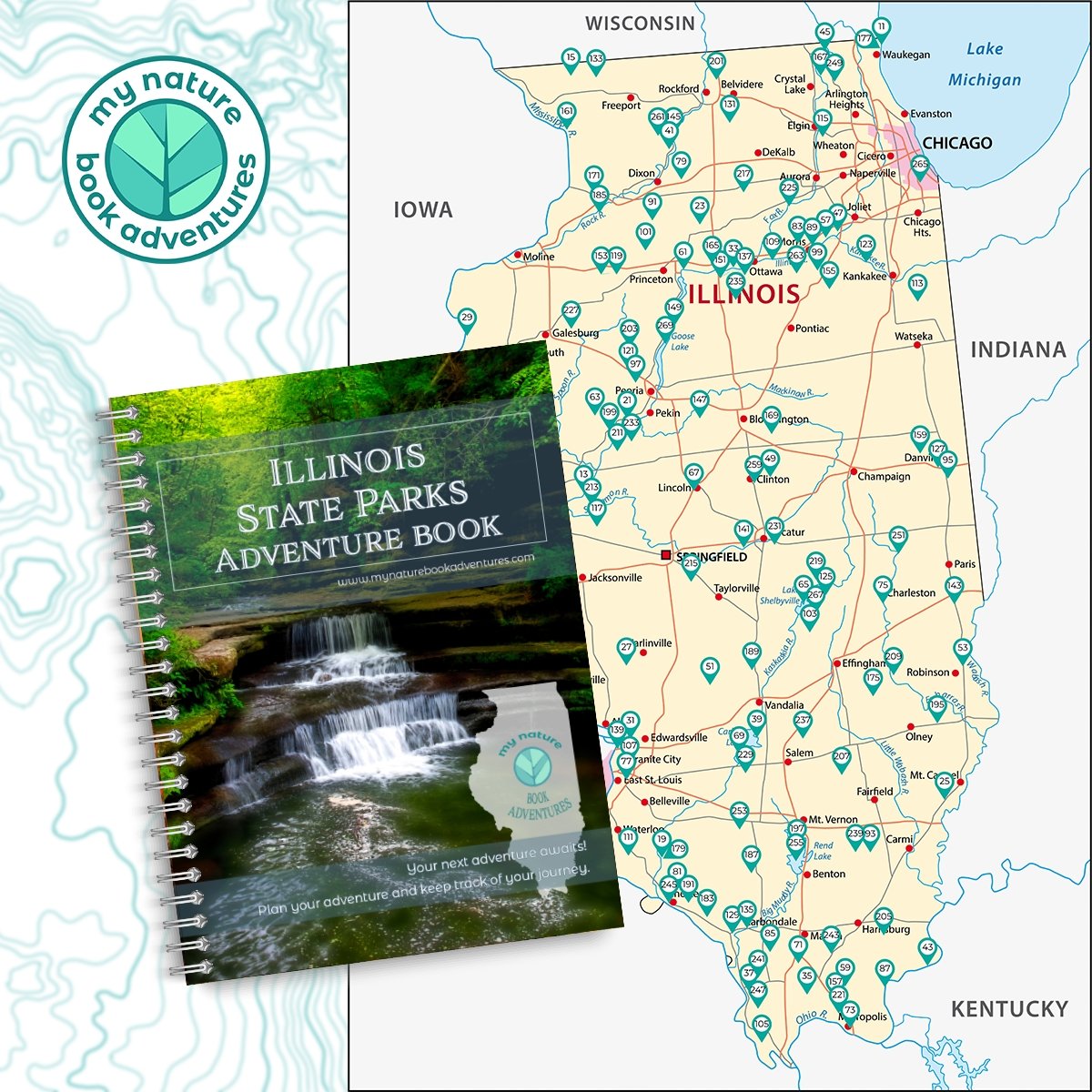 Illinois State Parks - Adventure Planning Journal - My Nature Book Adventures