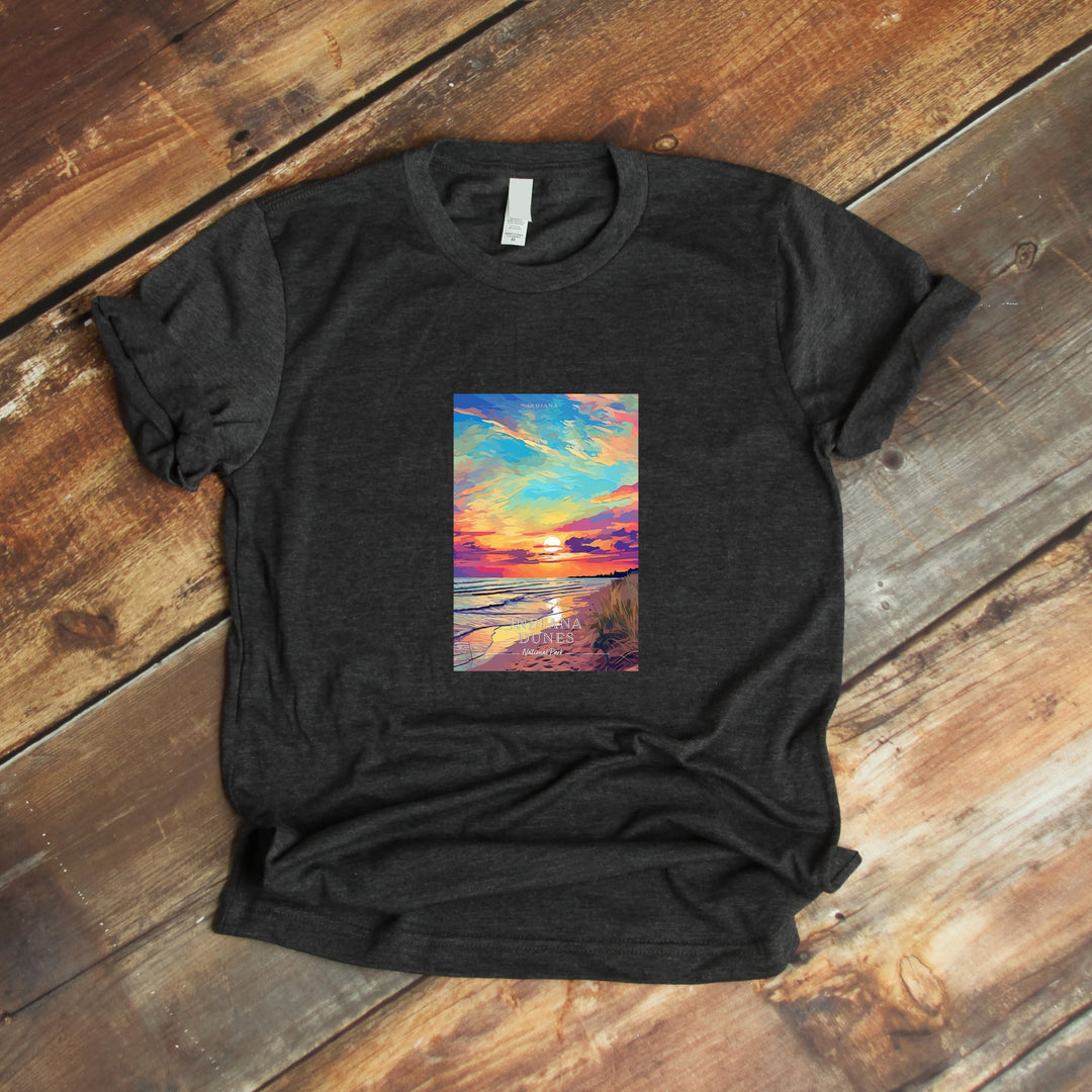 Indiana Dunes National Park Pop Art T-shirt - My Nature Book Adventures