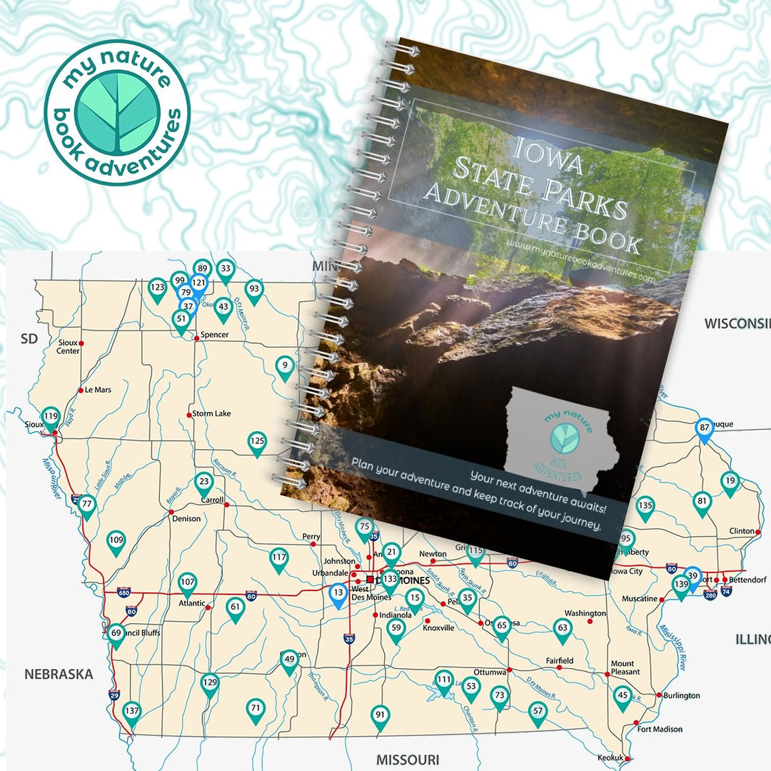 Iowa State Parks - Adventure Planning Journal - My Nature Book Adventures