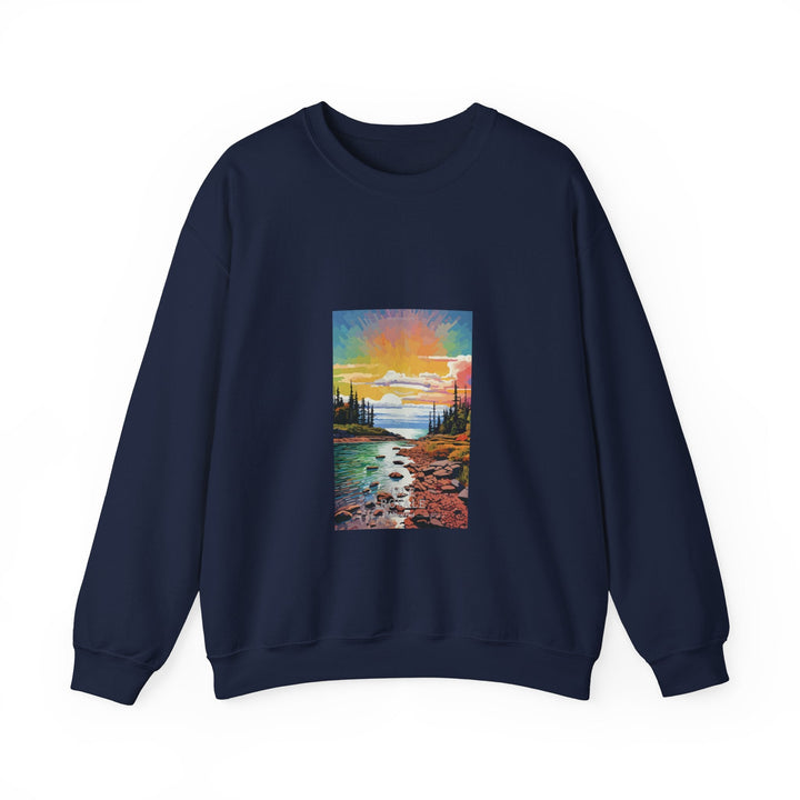 Isle Royale National Park - Pop Art Inspired Crewneck Sweatshirt - My Nature Book Adventures