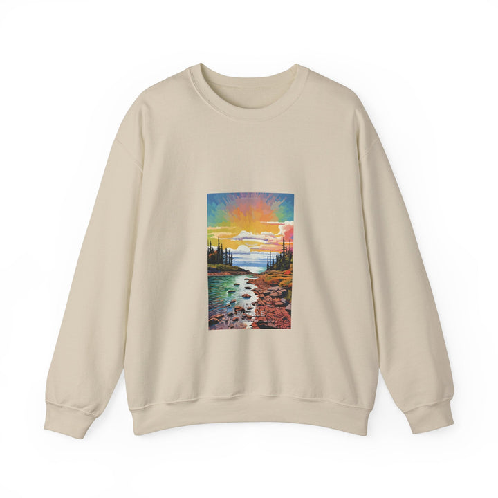 Isle Royale National Park - Pop Art Inspired Crewneck Sweatshirt - My Nature Book Adventures