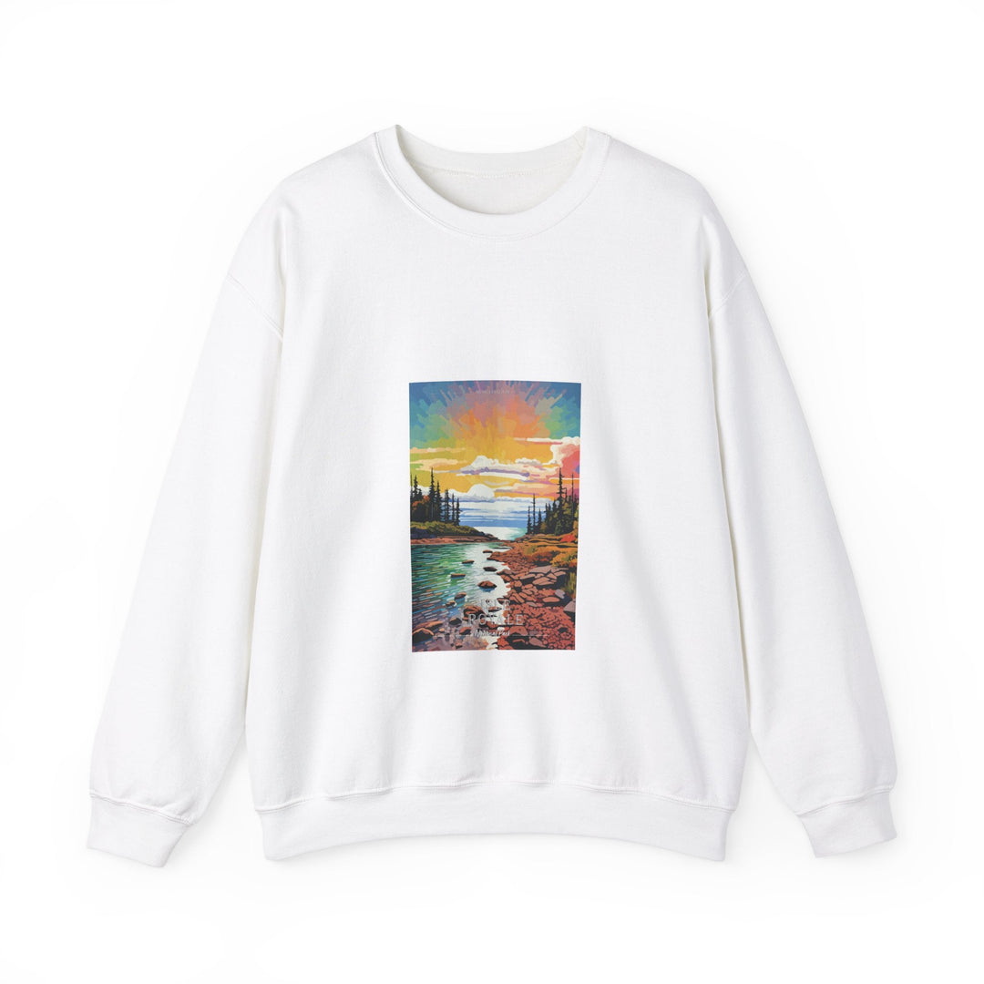 Isle Royale National Park - Pop Art Inspired Crewneck Sweatshirt - My Nature Book Adventures