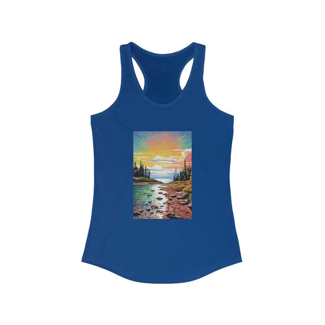 Isle Royale National Park Women's Racerback Tank - My Nature Book Adventures