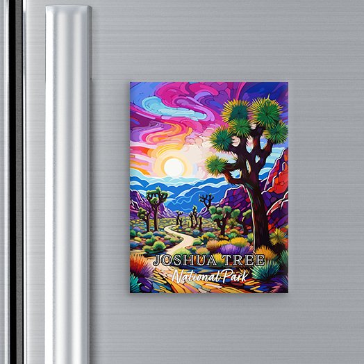 Joshua Tree National Park Magnet - Pop Art-Inspired Classic Keepsake Collection - My Nature Book Adventures