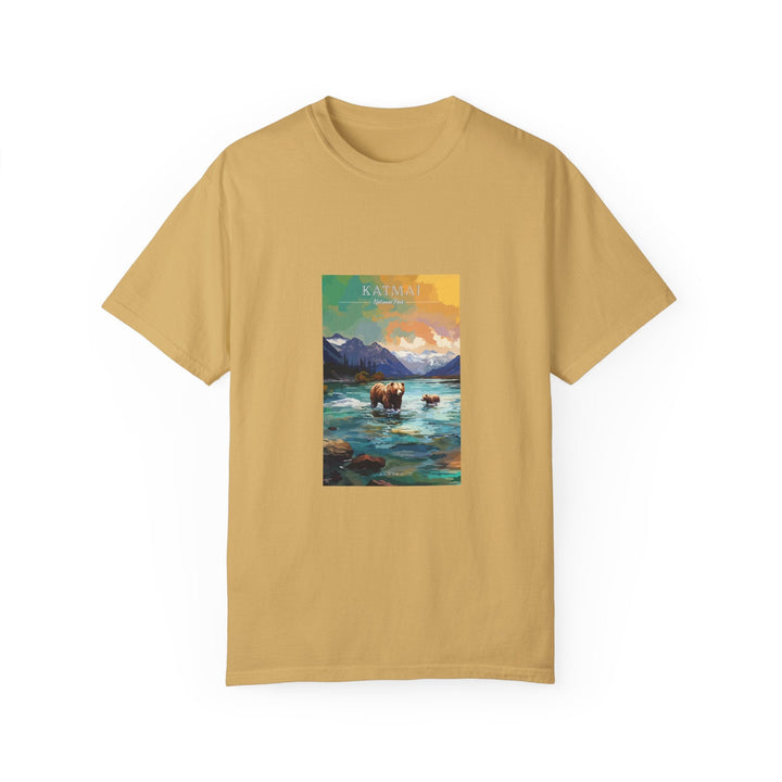 Katmai National Park Pop Art T-shirt - My Nature Book Adventures