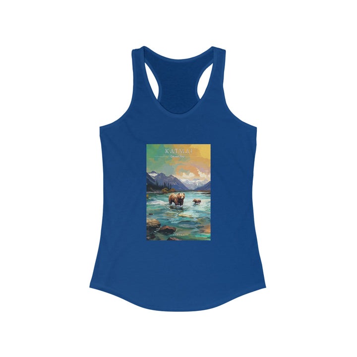 Katmai National Park Women's Racerback Tank - My Nature Book Adventures