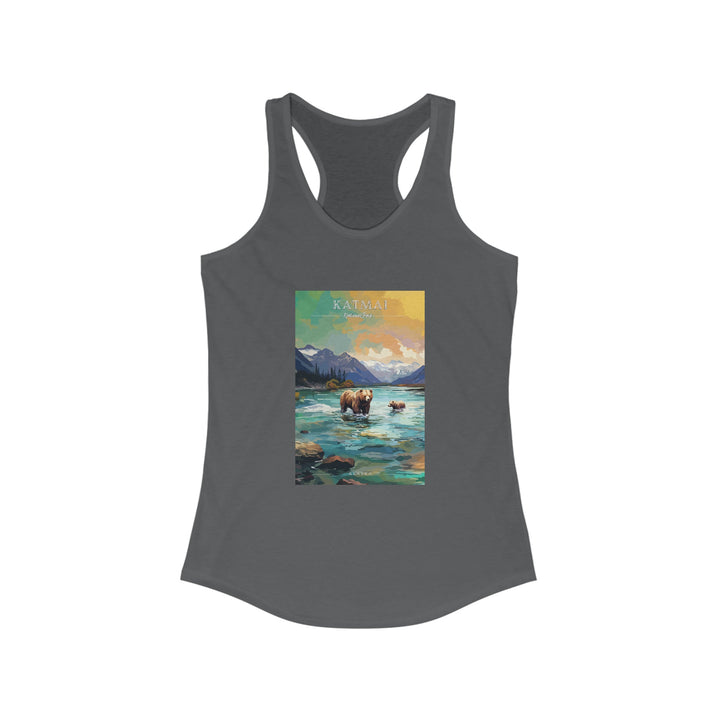 Katmai National Park Women's Racerback Tank - My Nature Book Adventures