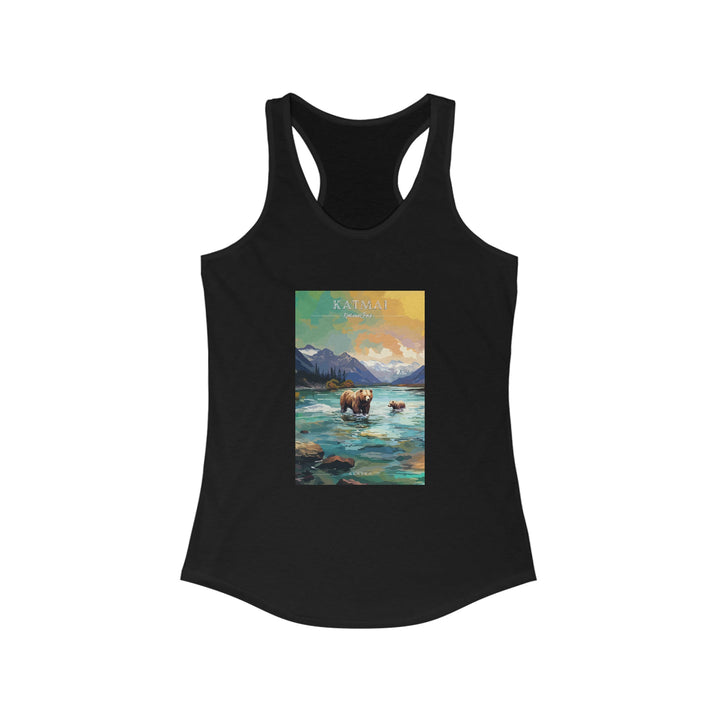 Katmai National Park Women's Racerback Tank - My Nature Book Adventures