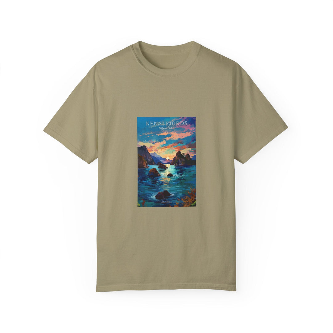 Kenai Fjords National Park Pop Art T-shirt - My Nature Book Adventures