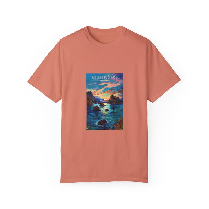 Kenai Fjords National Park Pop Art T-shirt - My Nature Book Adventures