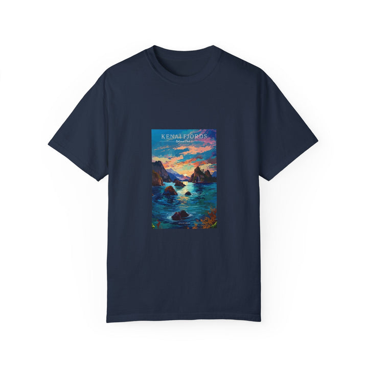 Kenai Fjords National Park Pop Art T-shirt - My Nature Book Adventures