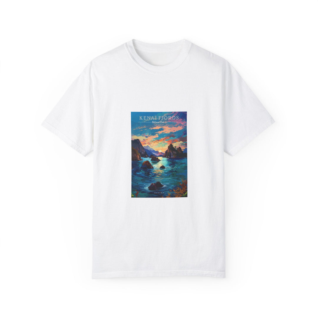 Kenai Fjords National Park Pop Art T-shirt - My Nature Book Adventures