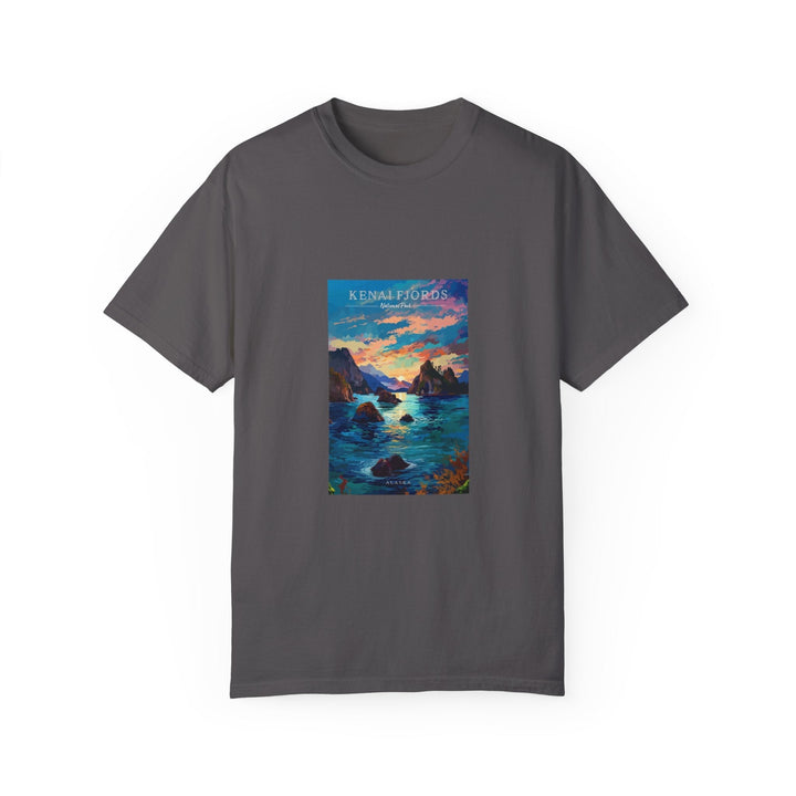 Kenai Fjords National Park Pop Art T-shirt - My Nature Book Adventures