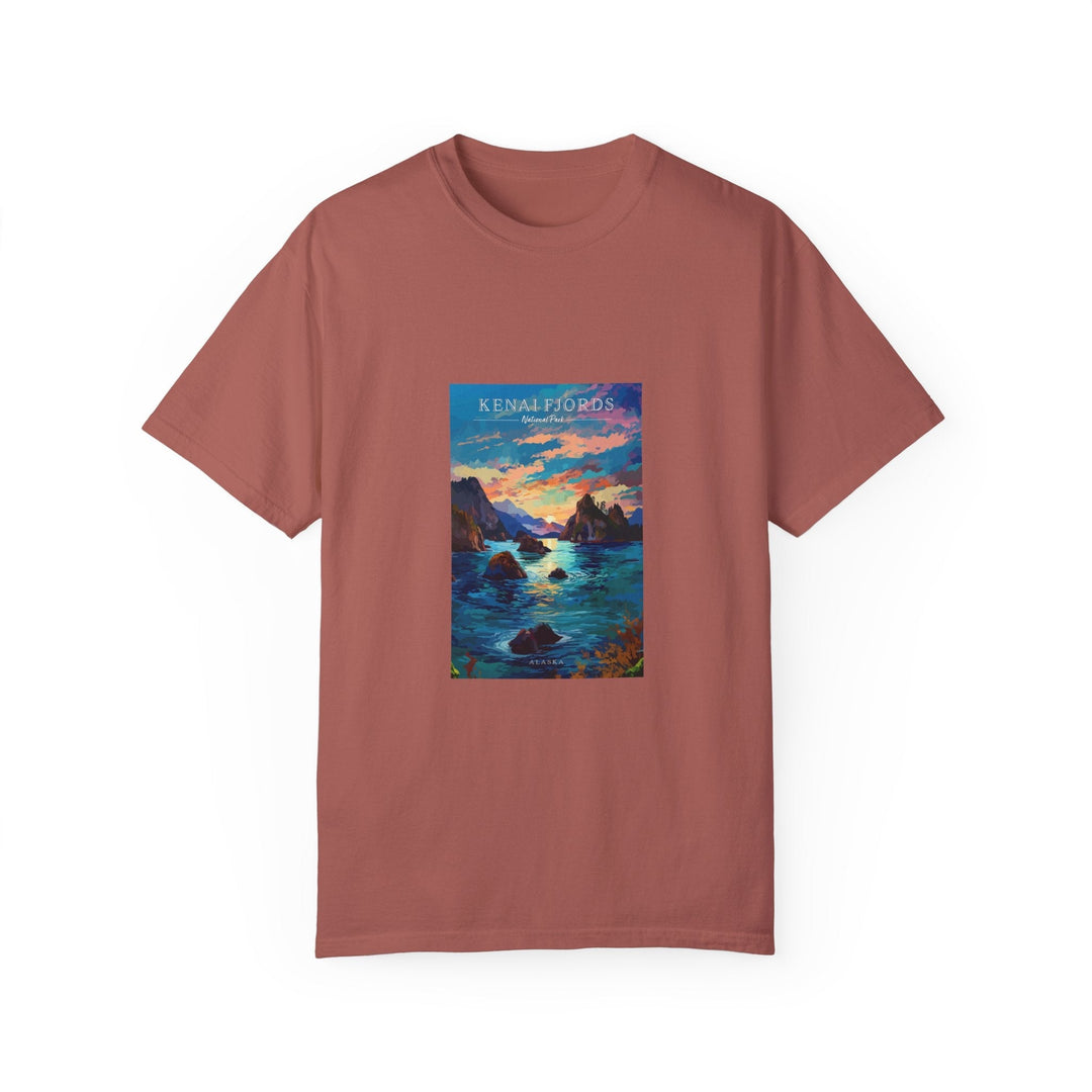 Kenai Fjords National Park Pop Art T-shirt - My Nature Book Adventures