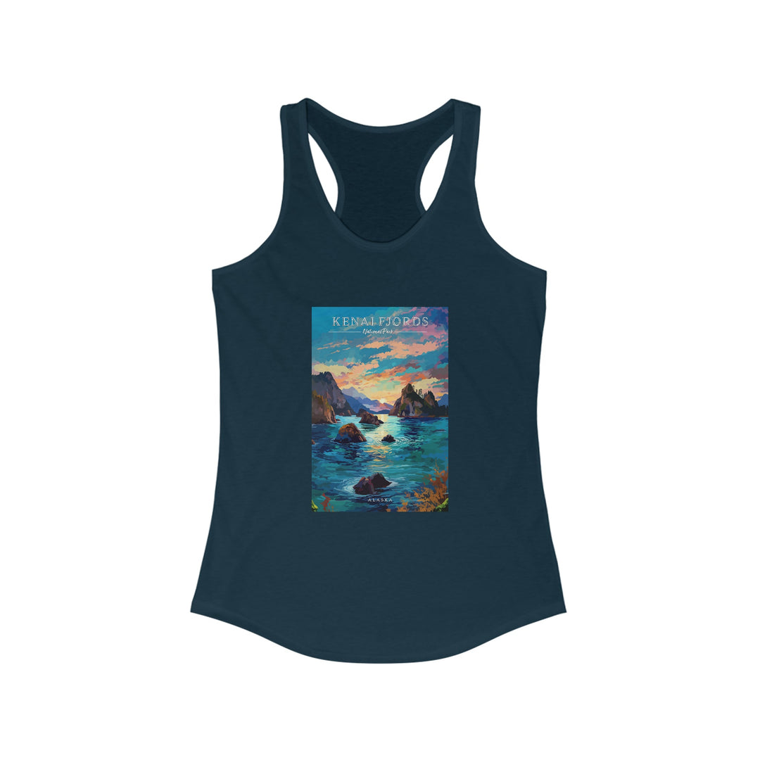 Kenai Fjords National Park Women's Racerback Tank - My Nature Book Adventures