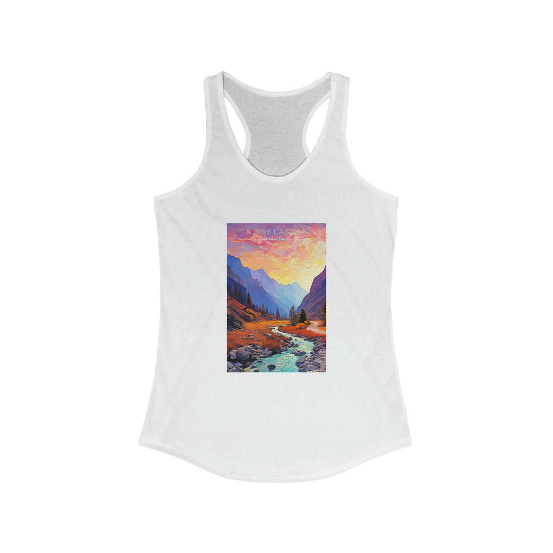 King's Canyon National Park Women's Racerback Tank - My Nature Book Adventures