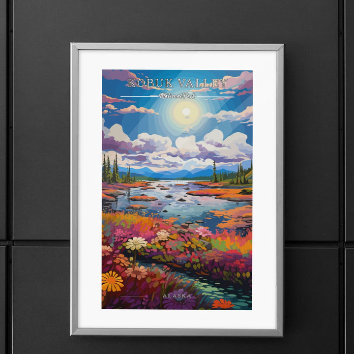 Kobuk Valley National Park Commemorative Poster: A Pop Art Tribute - My Nature Book Adventures