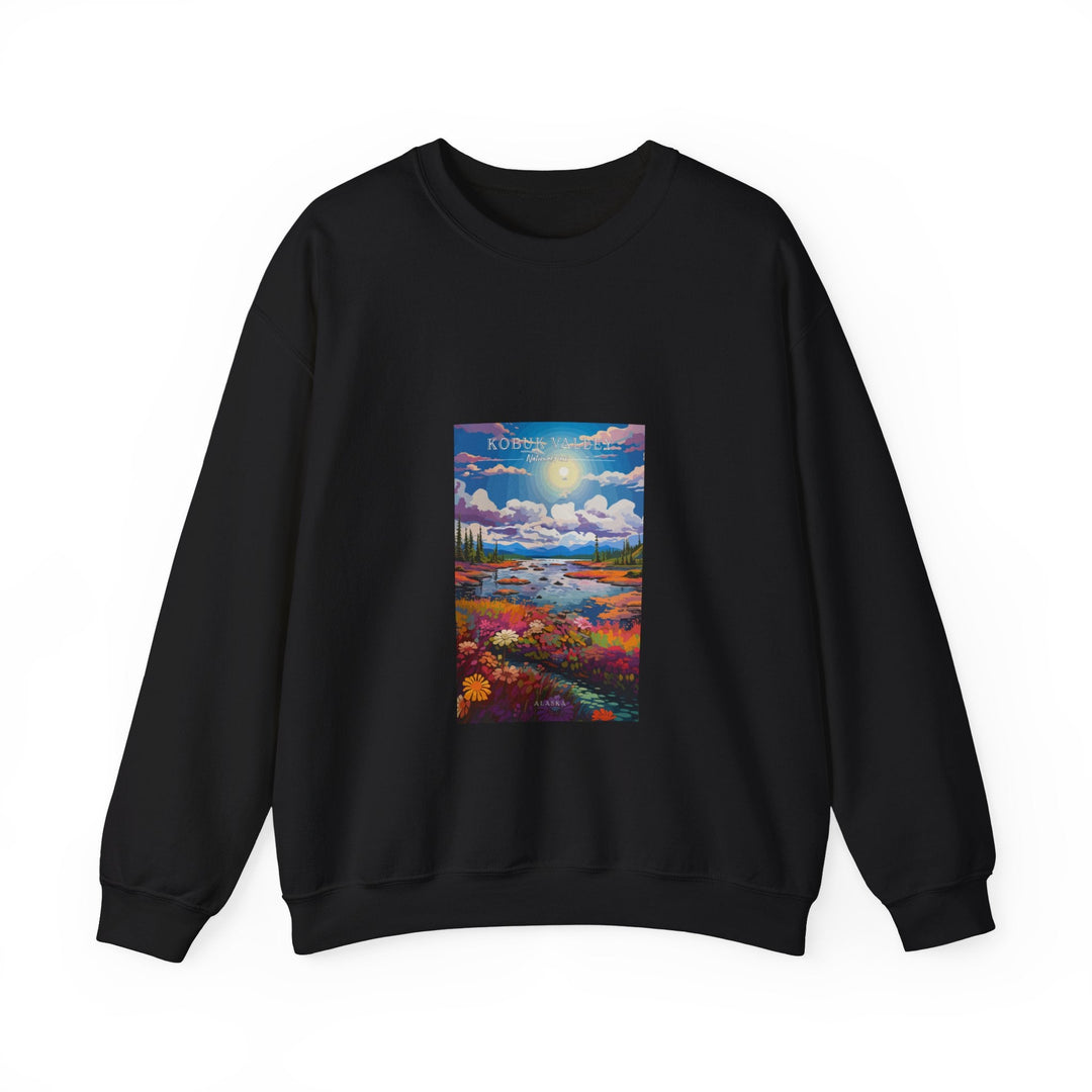 Kobuk Valley National Park - Pop Art Inspired Crewneck Sweatshirt - My Nature Book Adventures