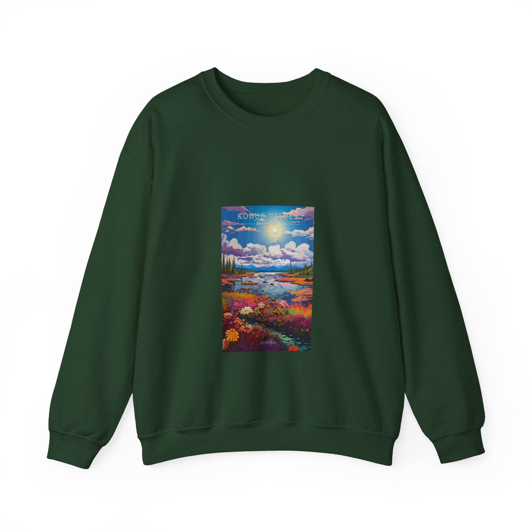 Kobuk Valley National Park - Pop Art Inspired Crewneck Sweatshirt - My Nature Book Adventures