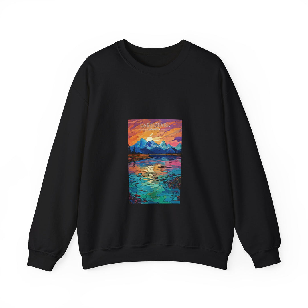 Lake Clark National Park - Pop Art Inspired - Crewneck Sweatshirt - My Nature Book Adventures