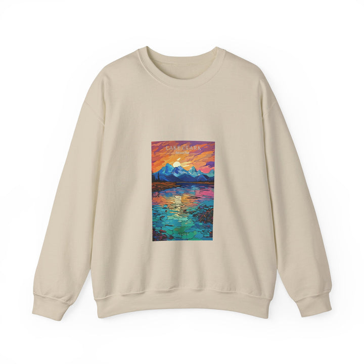 Lake Clark National Park - Pop Art Inspired - Crewneck Sweatshirt - My Nature Book Adventures