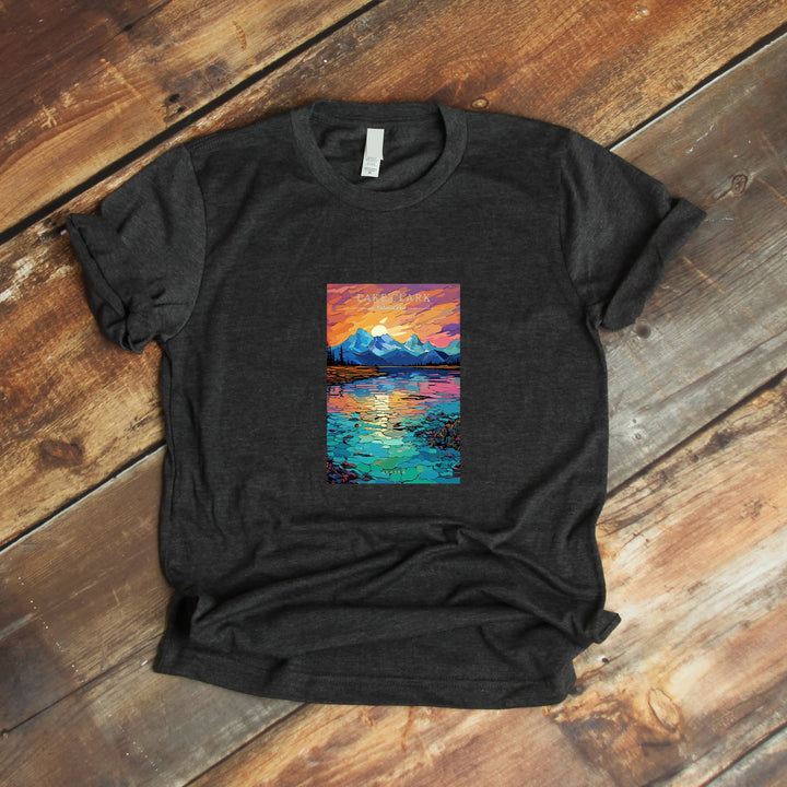 Lake Clark National Park Pop Art T-shirt - My Nature Book Adventures