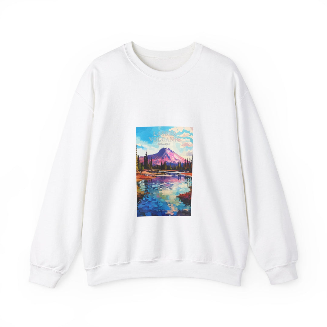 Lassen Volcanic National Park - Pop Art Inspired Crewneck Sweatshirt - My Nature Book Adventures