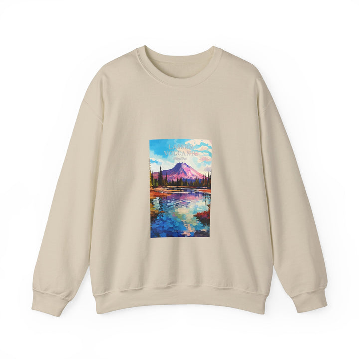 Lassen Volcanic National Park - Pop Art Inspired Crewneck Sweatshirt - My Nature Book Adventures