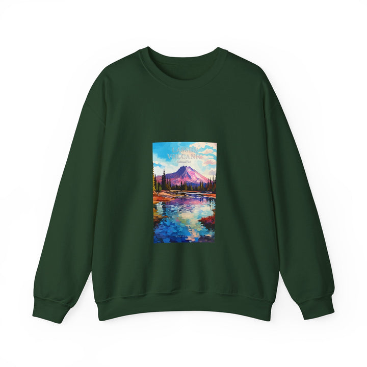 Lassen Volcanic National Park - Pop Art Inspired Crewneck Sweatshirt - My Nature Book Adventures