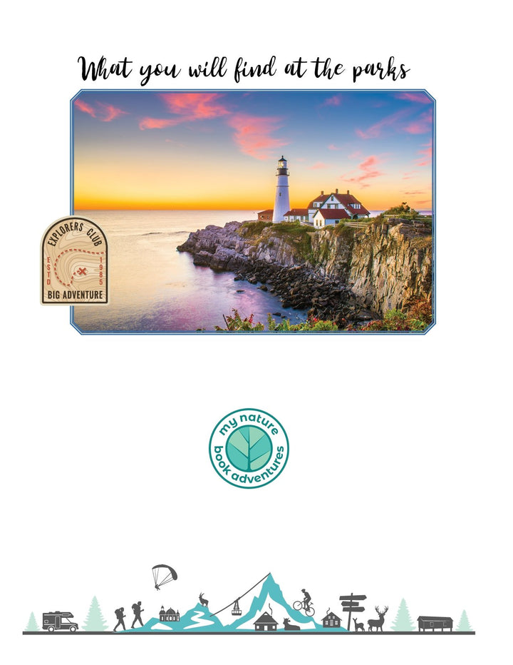 Maine Parks - Adventure Planning Journal - My Nature Book Adventures