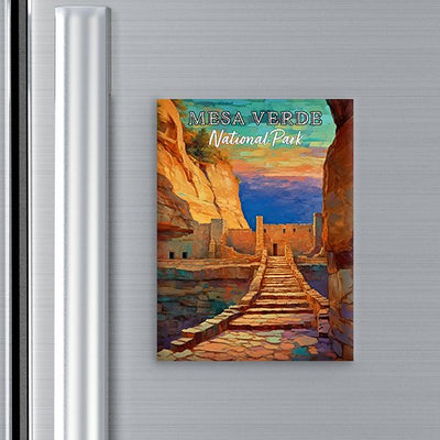 Mesa Verde National Park Magnet - Pop Art-Inspired Classic Keepsake Collection - My Nature Book Adventures